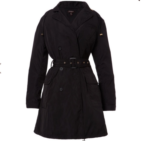 henri bendel Jackets & Blazers - NWT Henri Bendel Packable Trench coat M/L black